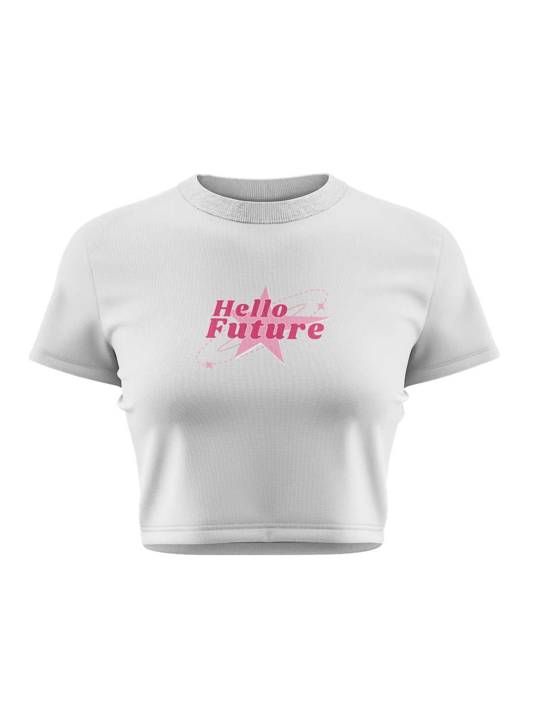 Hello Future Graphic Baby Tee