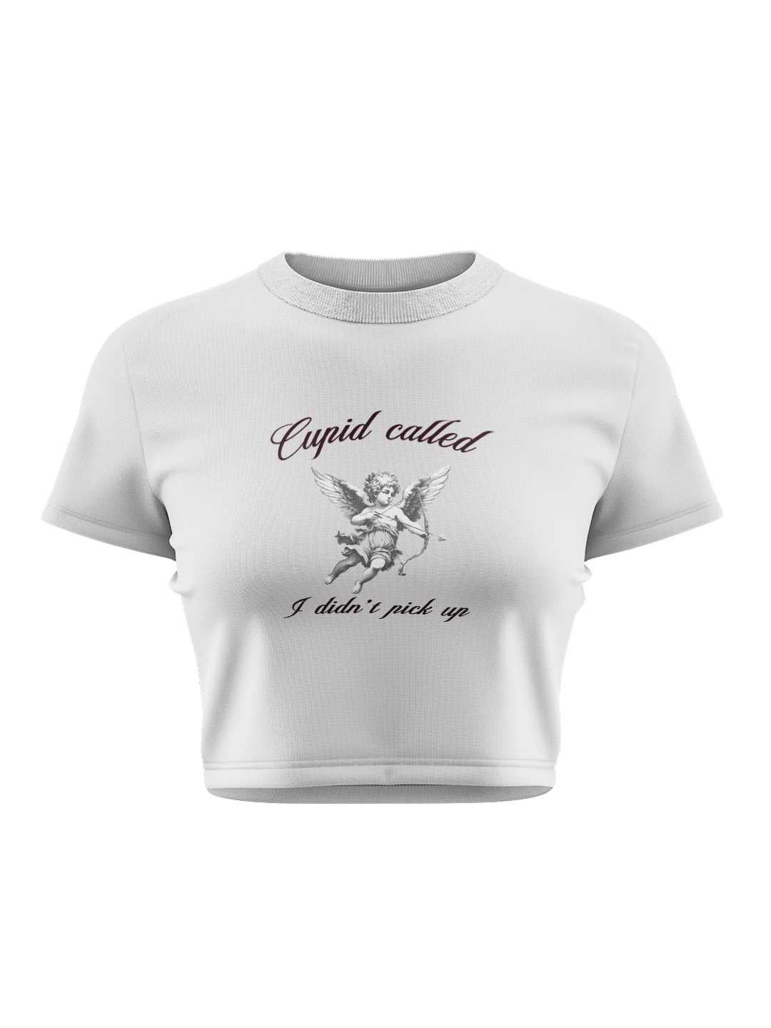 Cupid Call Graphic Baby Tee