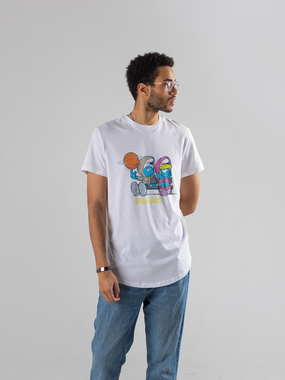 Swooosh Smurf Regular Graphic Tee
