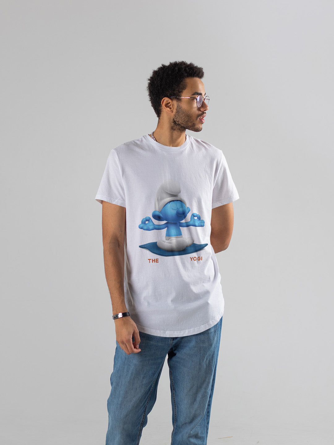 The Smurfing Yogi Regular Graphic Tee