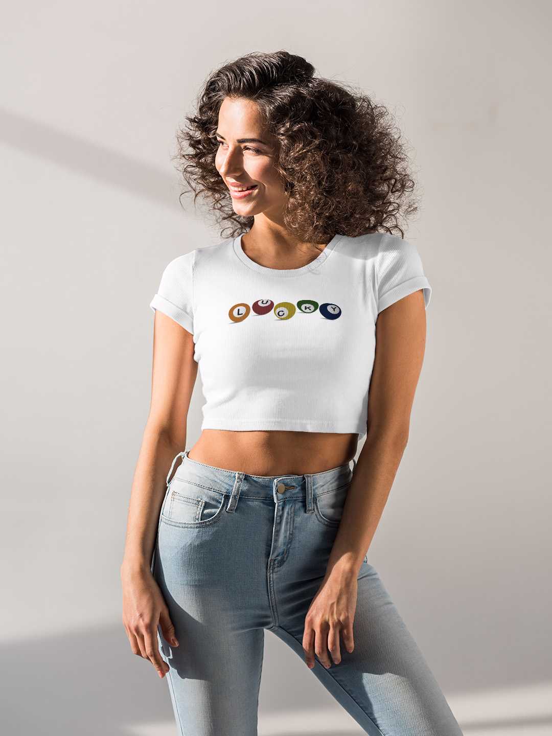 Lucky Snooker Graphic Baby Tee