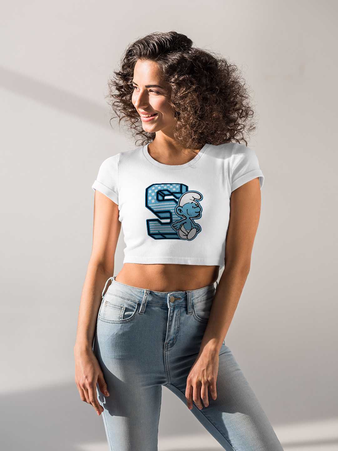 S for Smurf Graphic Baby Tee