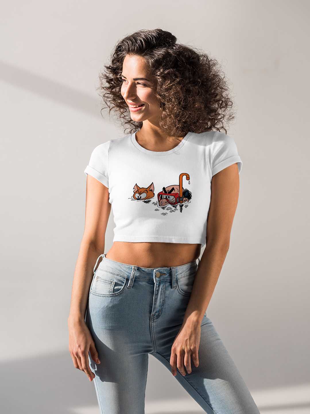 Azreal & Gargamel Graphic Baby Tee