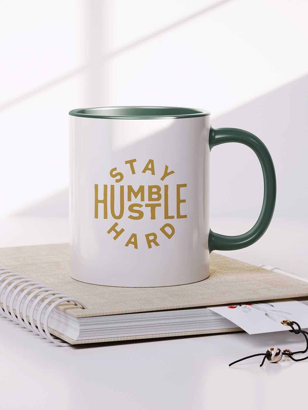 STAY HUMBLE Graphic Printed Ceramic Mug