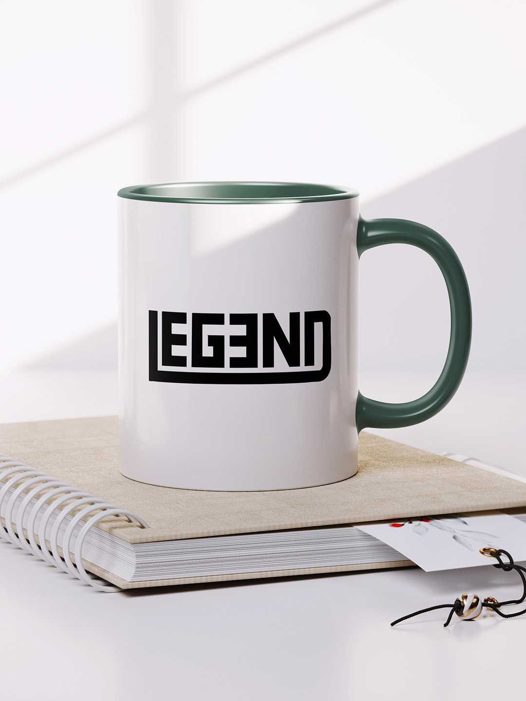 LEGEND Graphic Printed Ceramic Mug