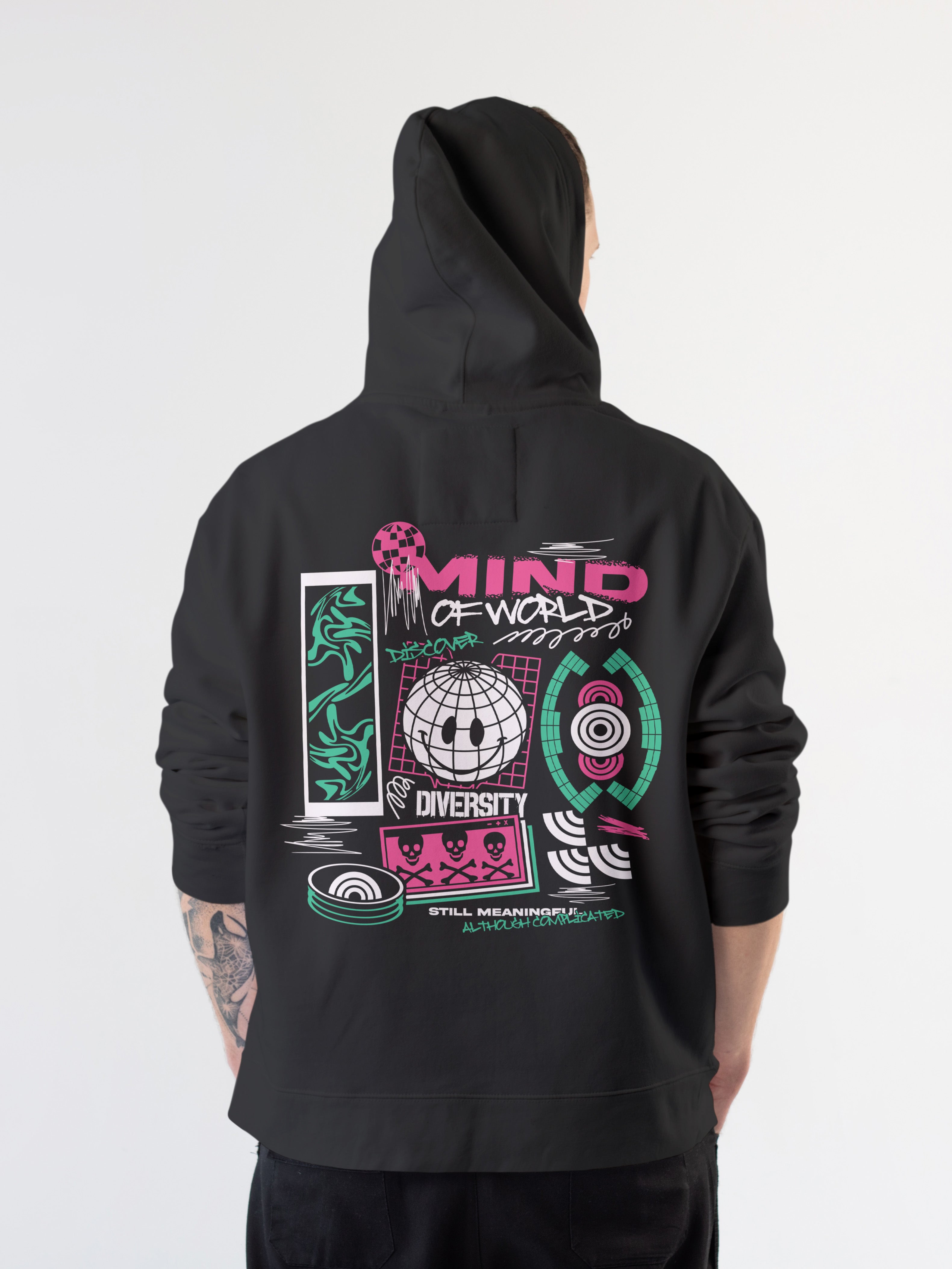 Mind of World Pullover Hoodie