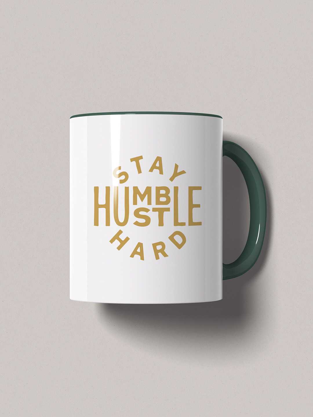 STAY HUMBLE Graphic Printed Ceramic Mug