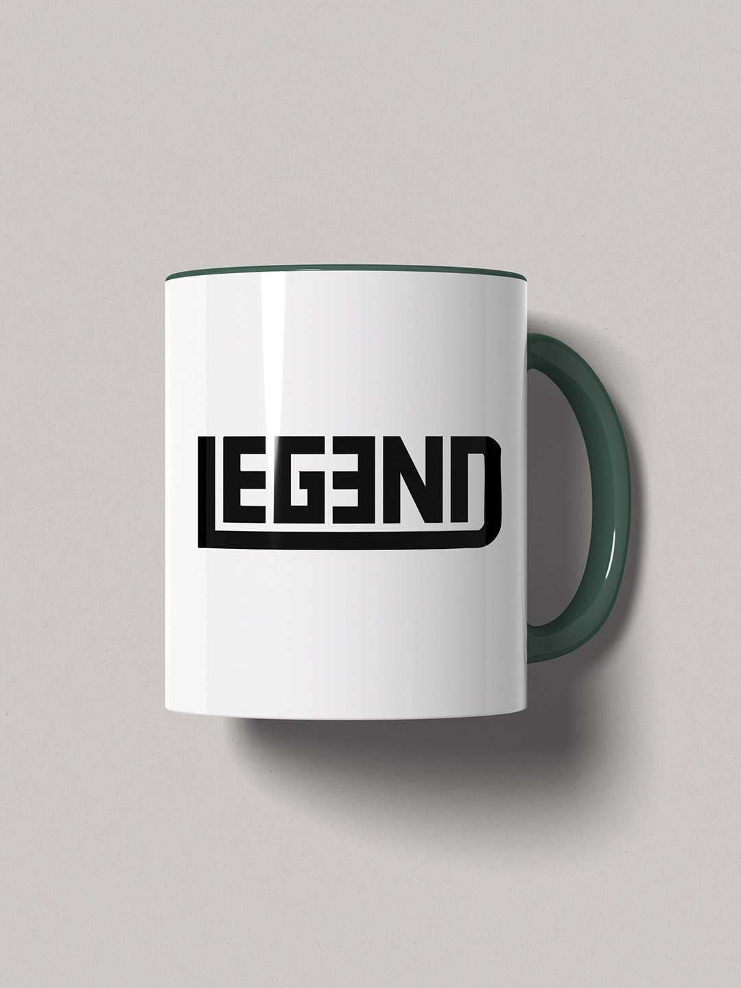 LEGEND Graphic Printed Ceramic Mug