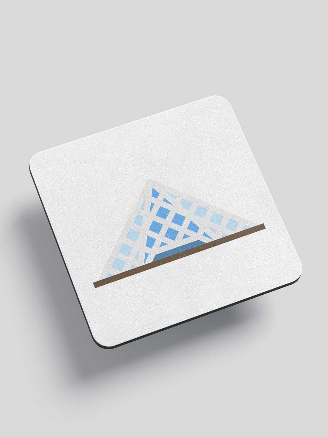 Louvre Pyramid Paris Graphic Fridge Magnet