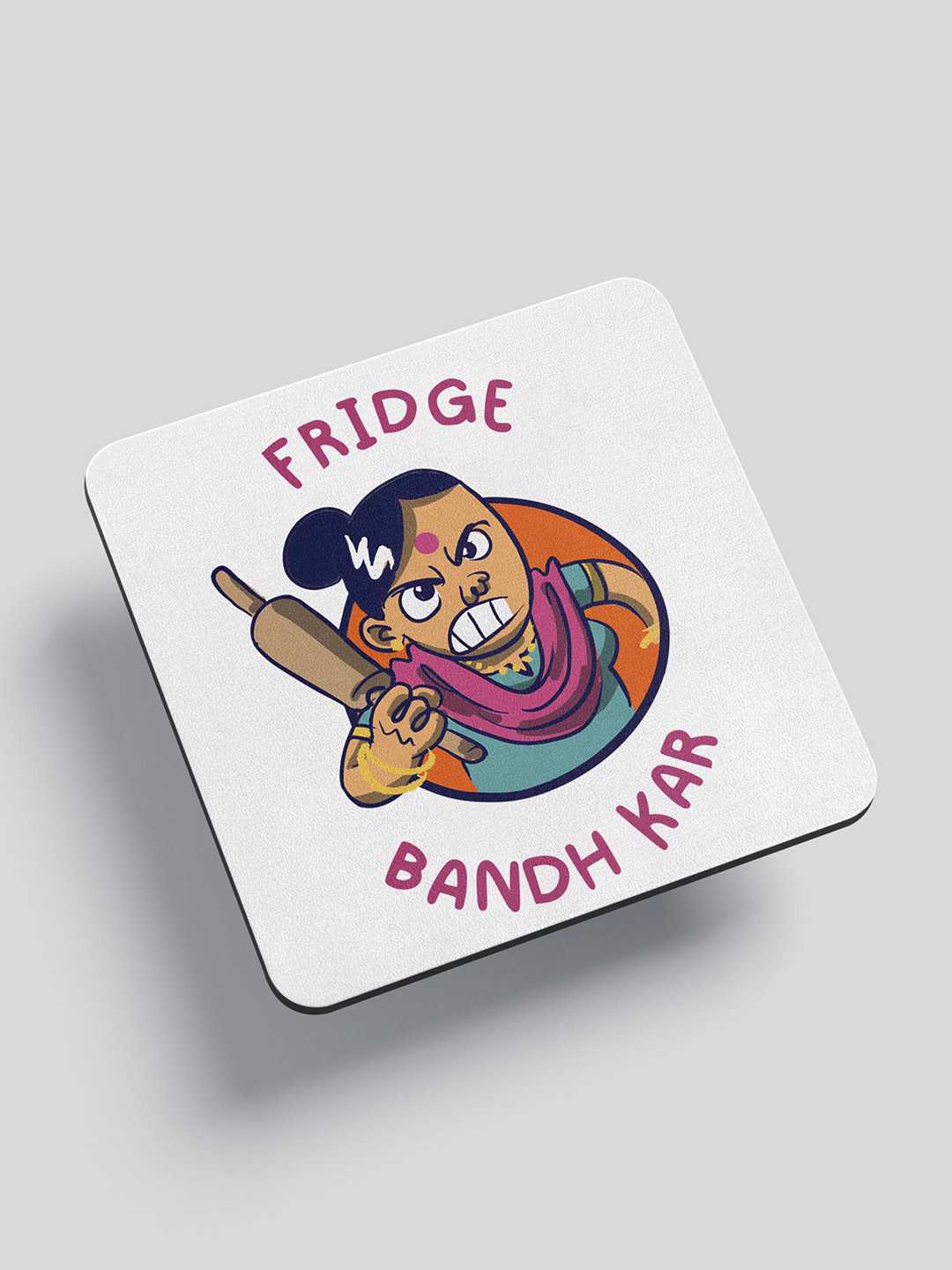 Fridge Bandh Kar Graphic Fridge Magnet