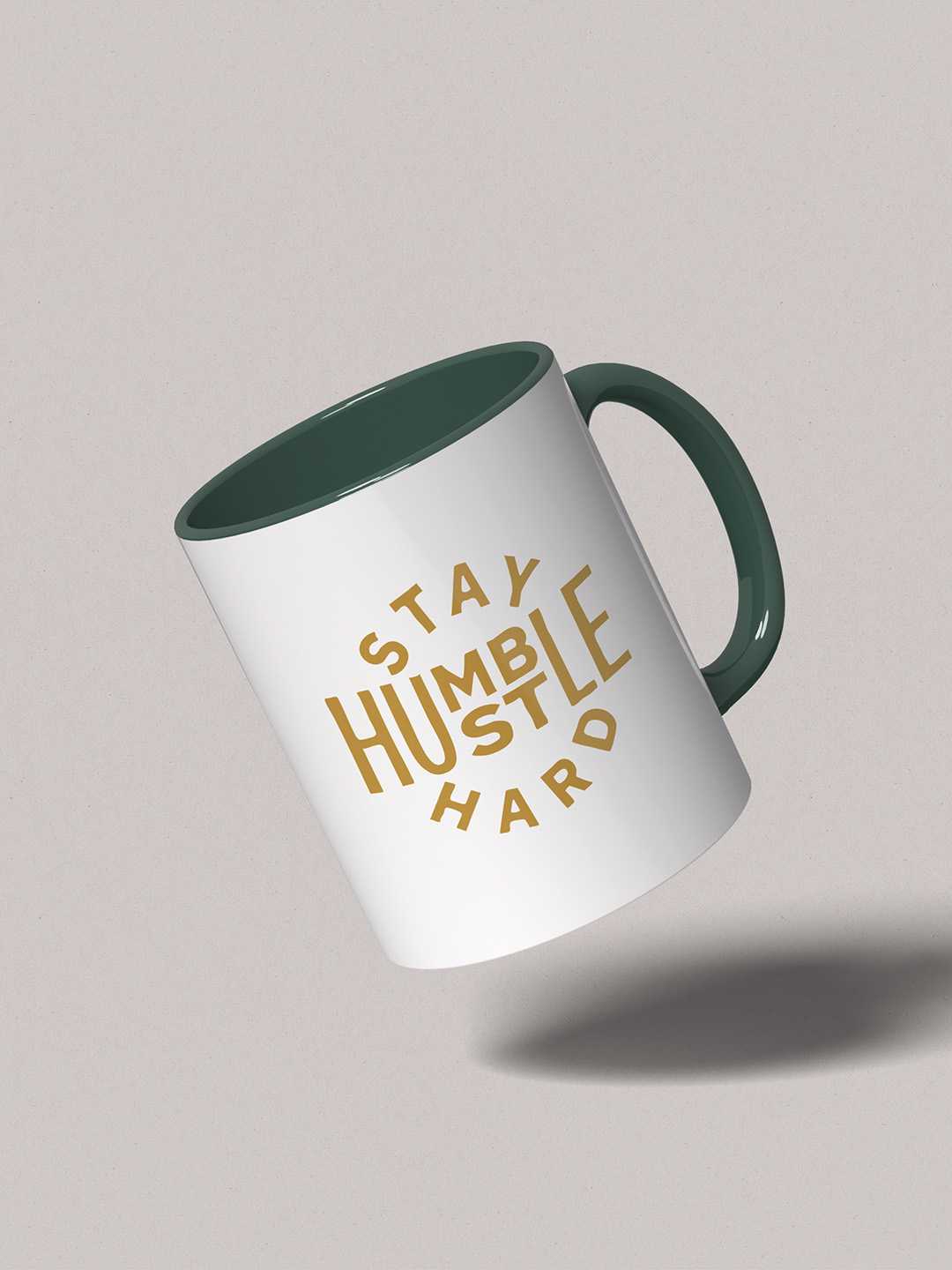 STAY HUMBLE Graphic Printed Ceramic Mug