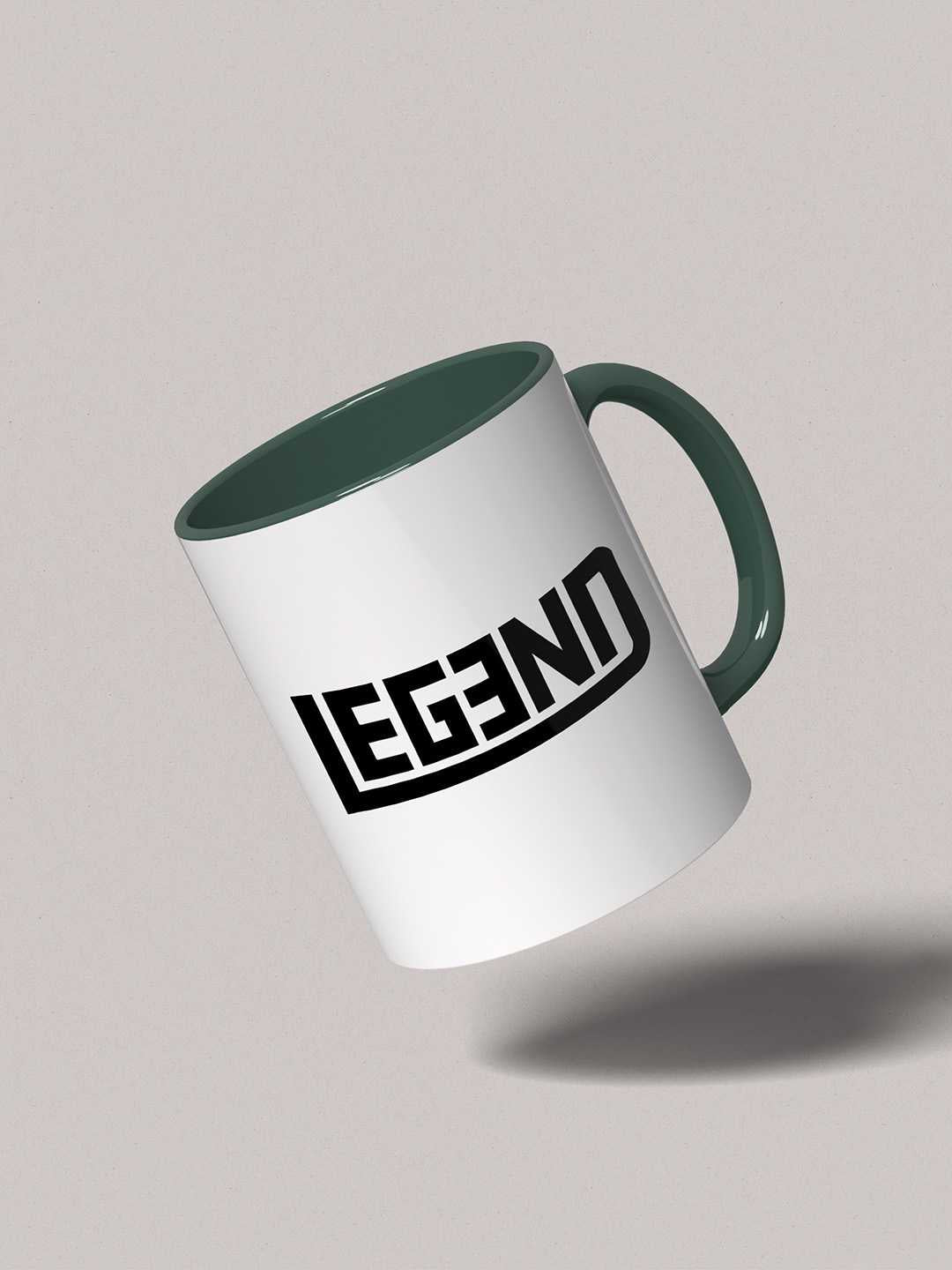 LEGEND Graphic Printed Ceramic Mug