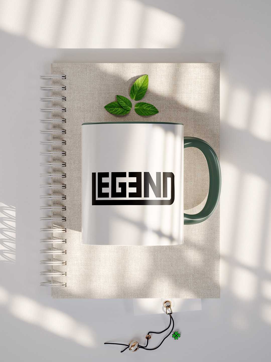 LEGEND Graphic Printed Ceramic Mug