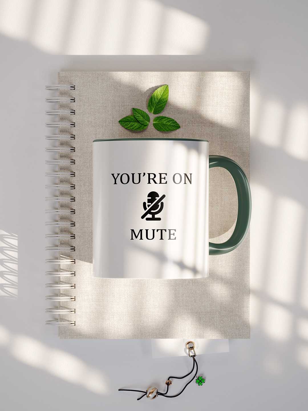 U ARE ON MUTE Graphic Printed Ceramic Mug