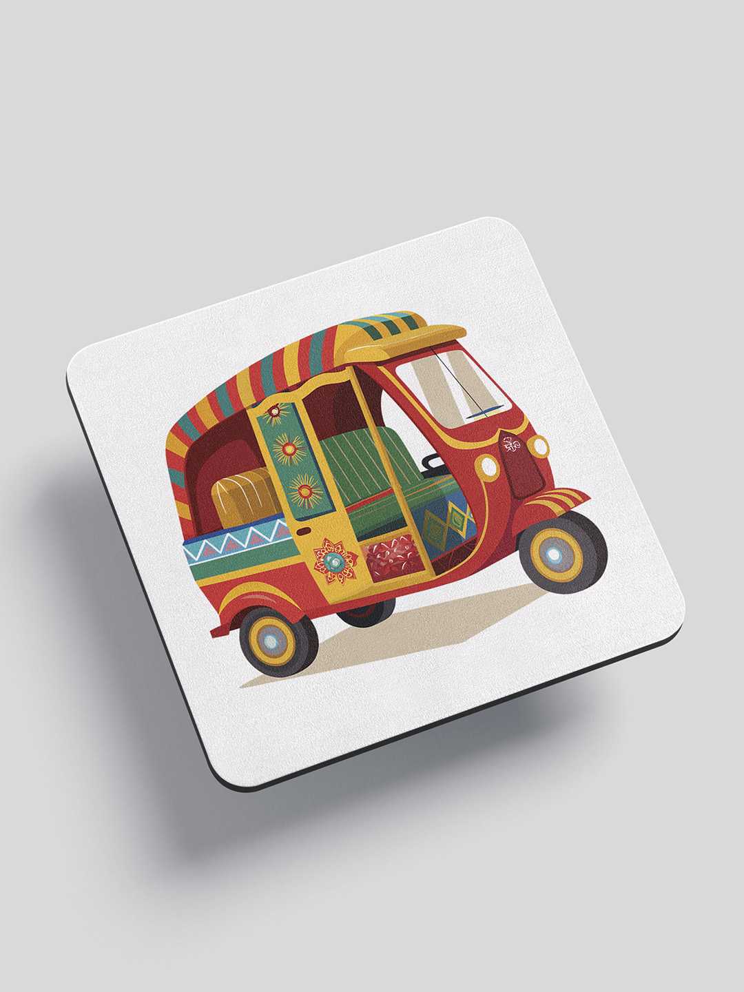 Indian Auto Graphic Fridge Magnet