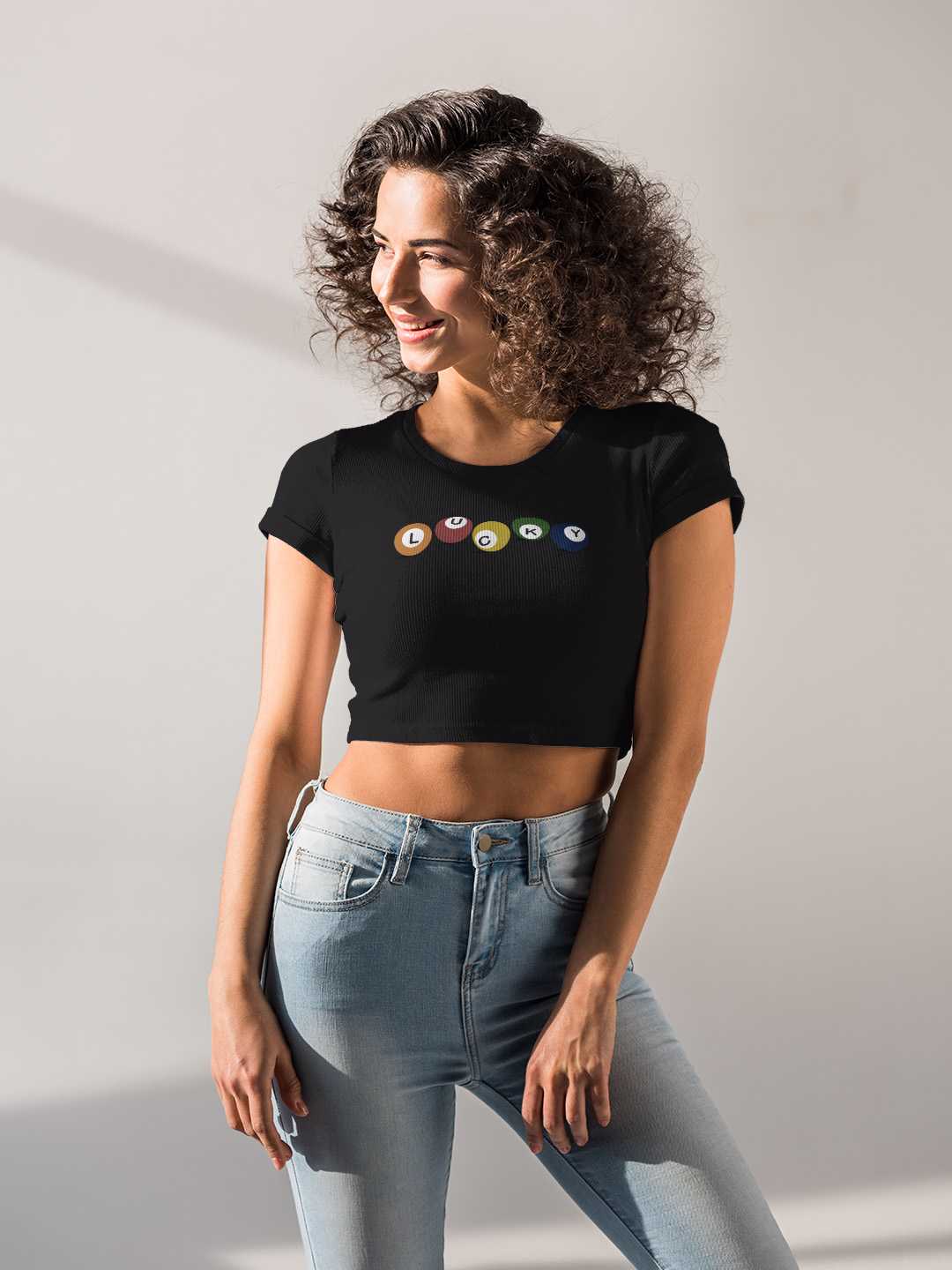 Lucky Snooker Graphic Baby Tee