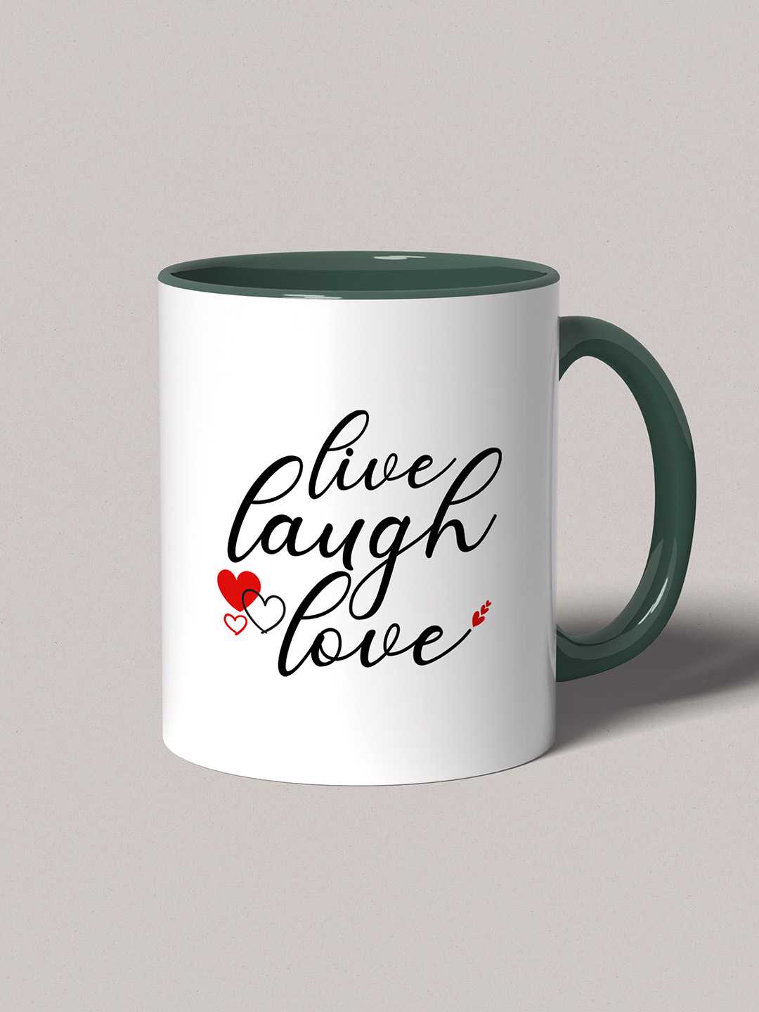 LIVE LAUGH LOVE Graphic Printed Ceramic Mug