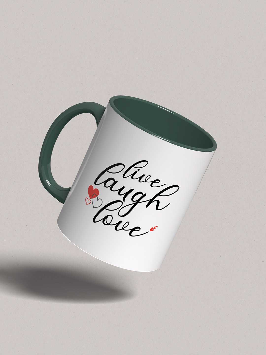 LIVE LAUGH LOVE Graphic Printed Ceramic Mug