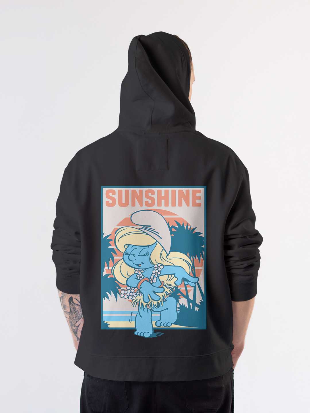 Miss Beach Sunshine - Smurfs Pullover Hoodie