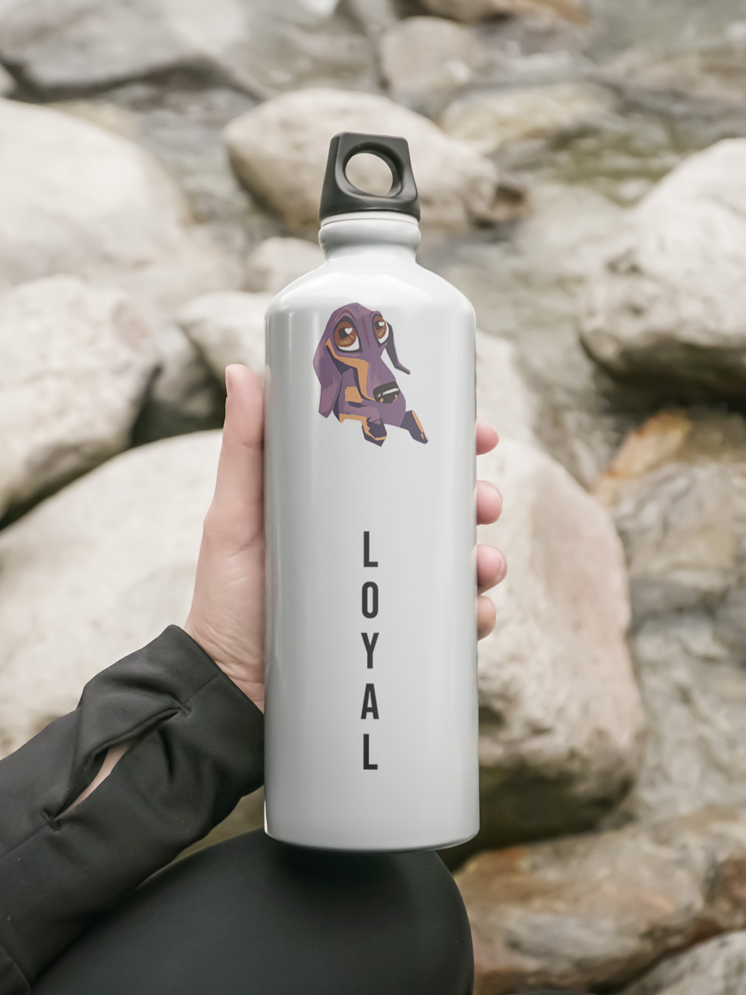 Loyal Graphic Metal Bottle