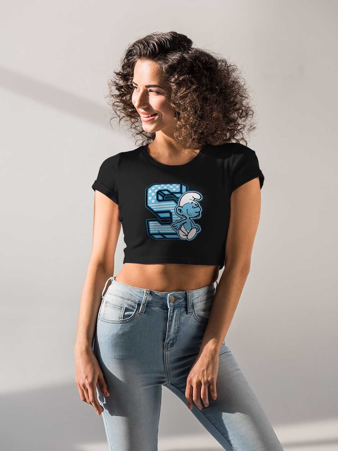 S for Smurf Graphic Baby Tee