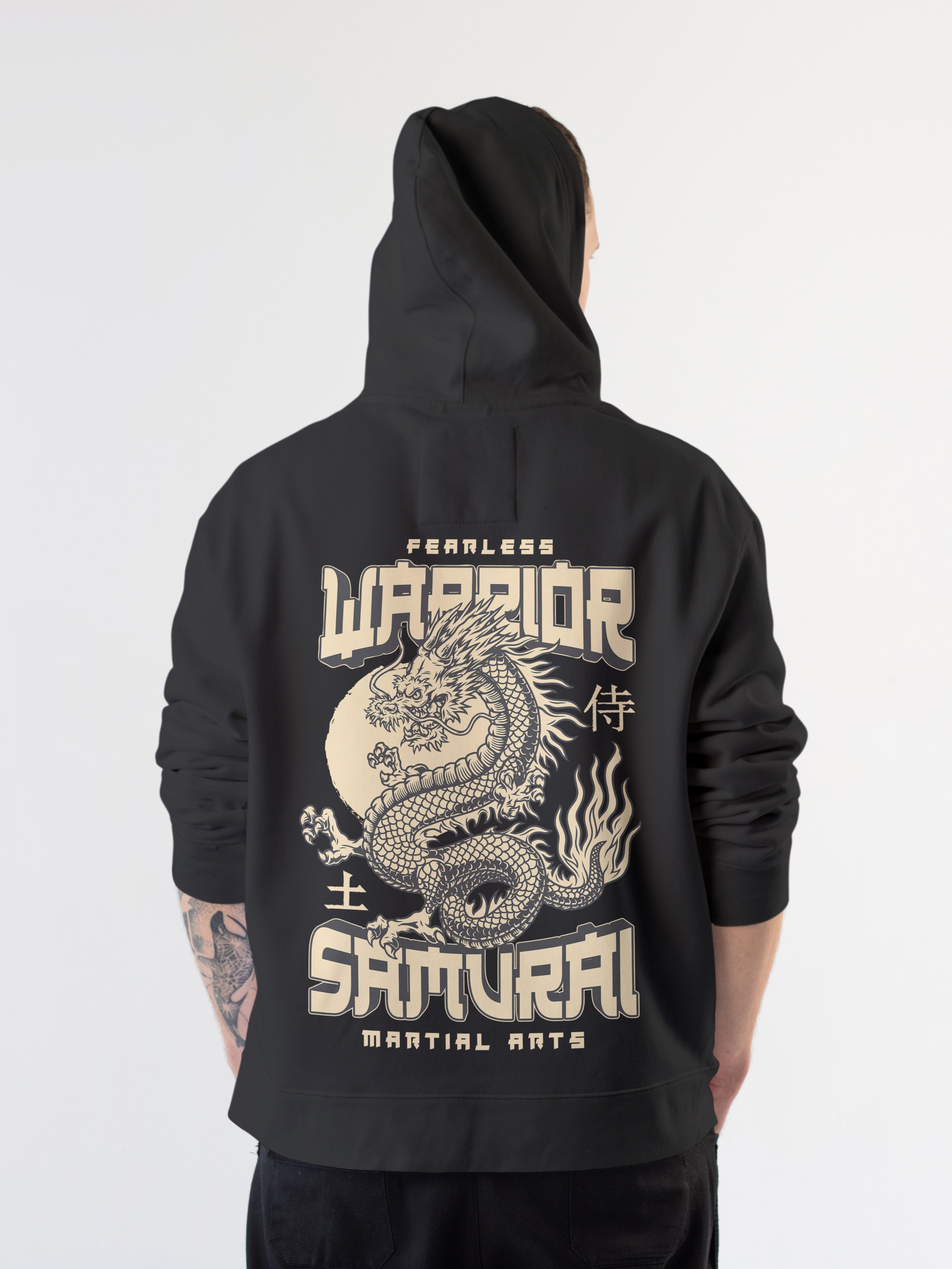 Warrior Samurai Pullover Hoodie