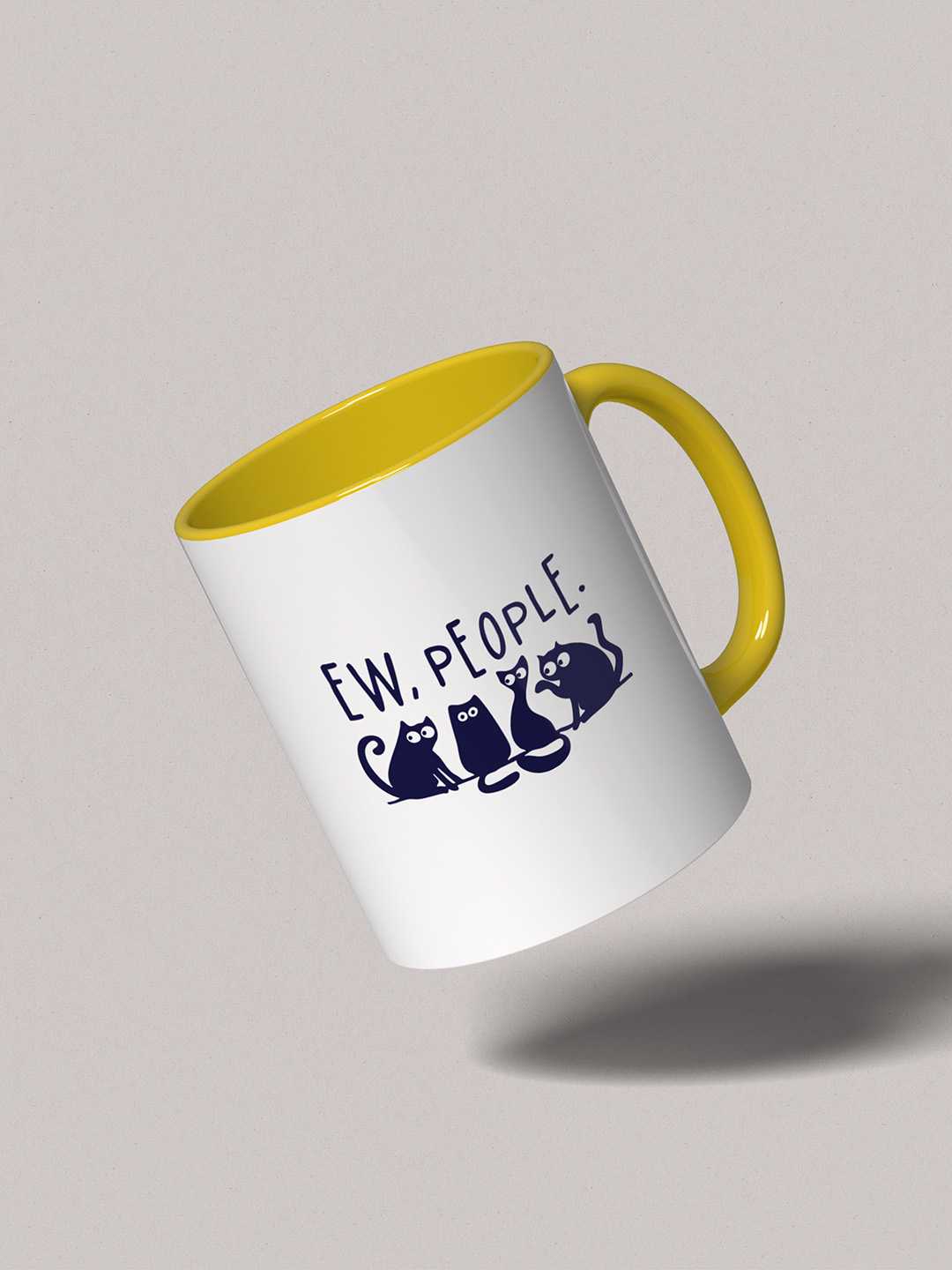 Ew People Graphic Printed Ceramic Mug