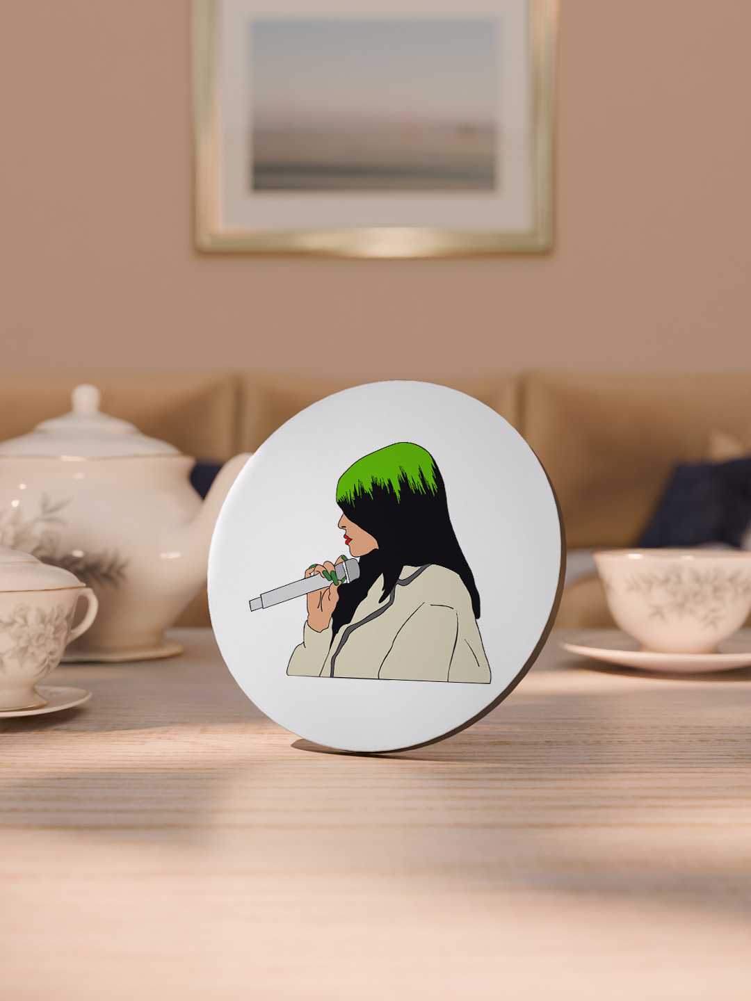 Billie Eilish Graphic Coasters - Pack of 6