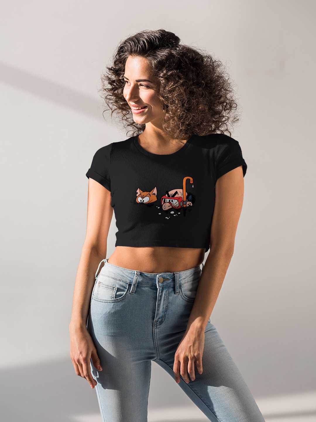 Azreal & Gargamel Graphic Baby Tee