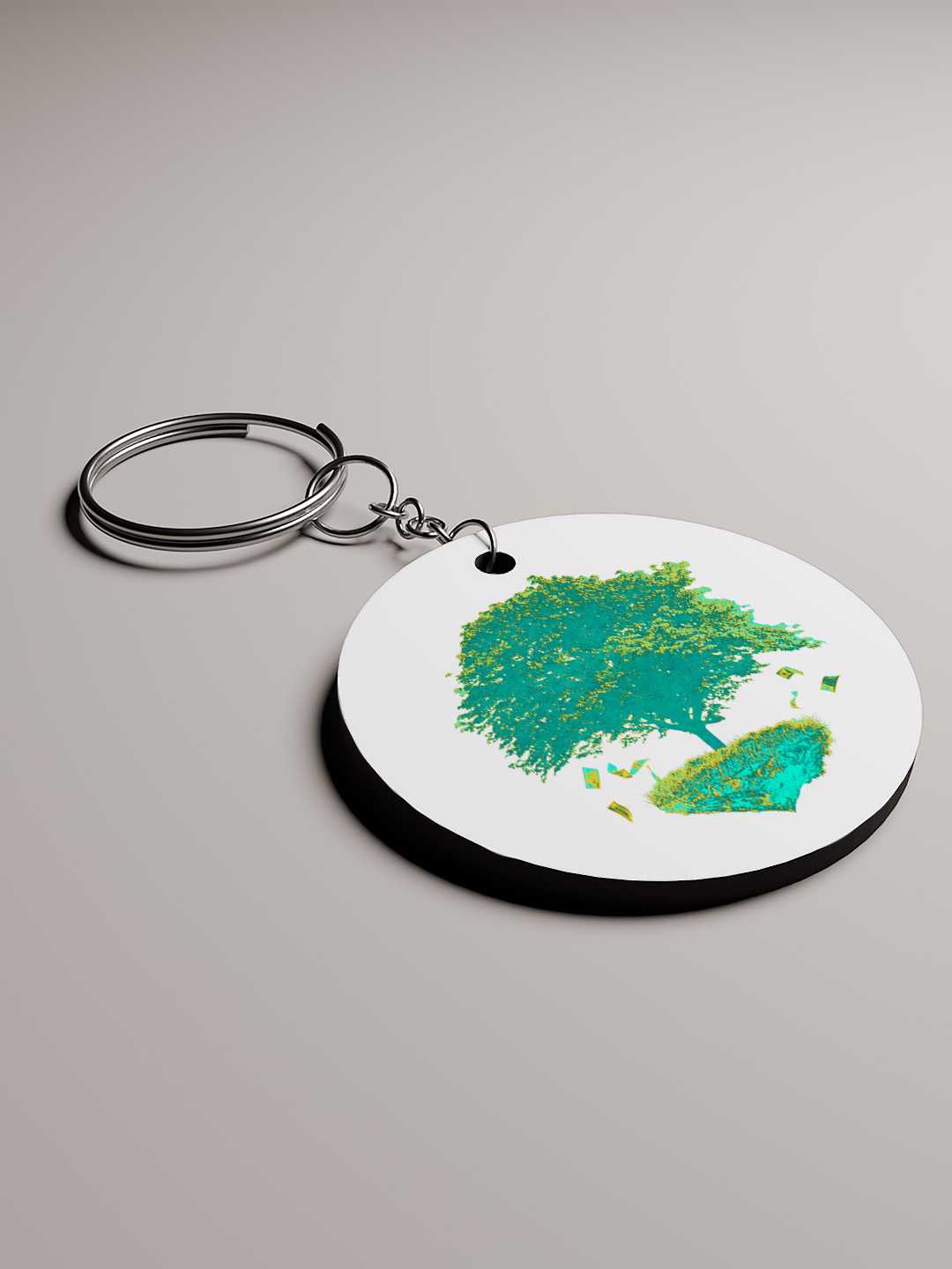 Money Trees Graphic Keychain