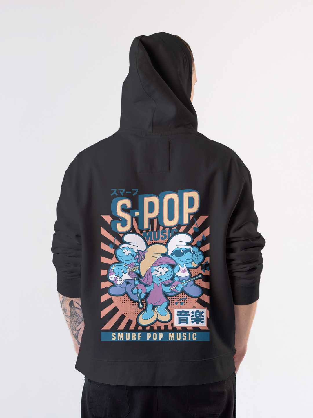 S-POP Smurfs Pullover Hoodie