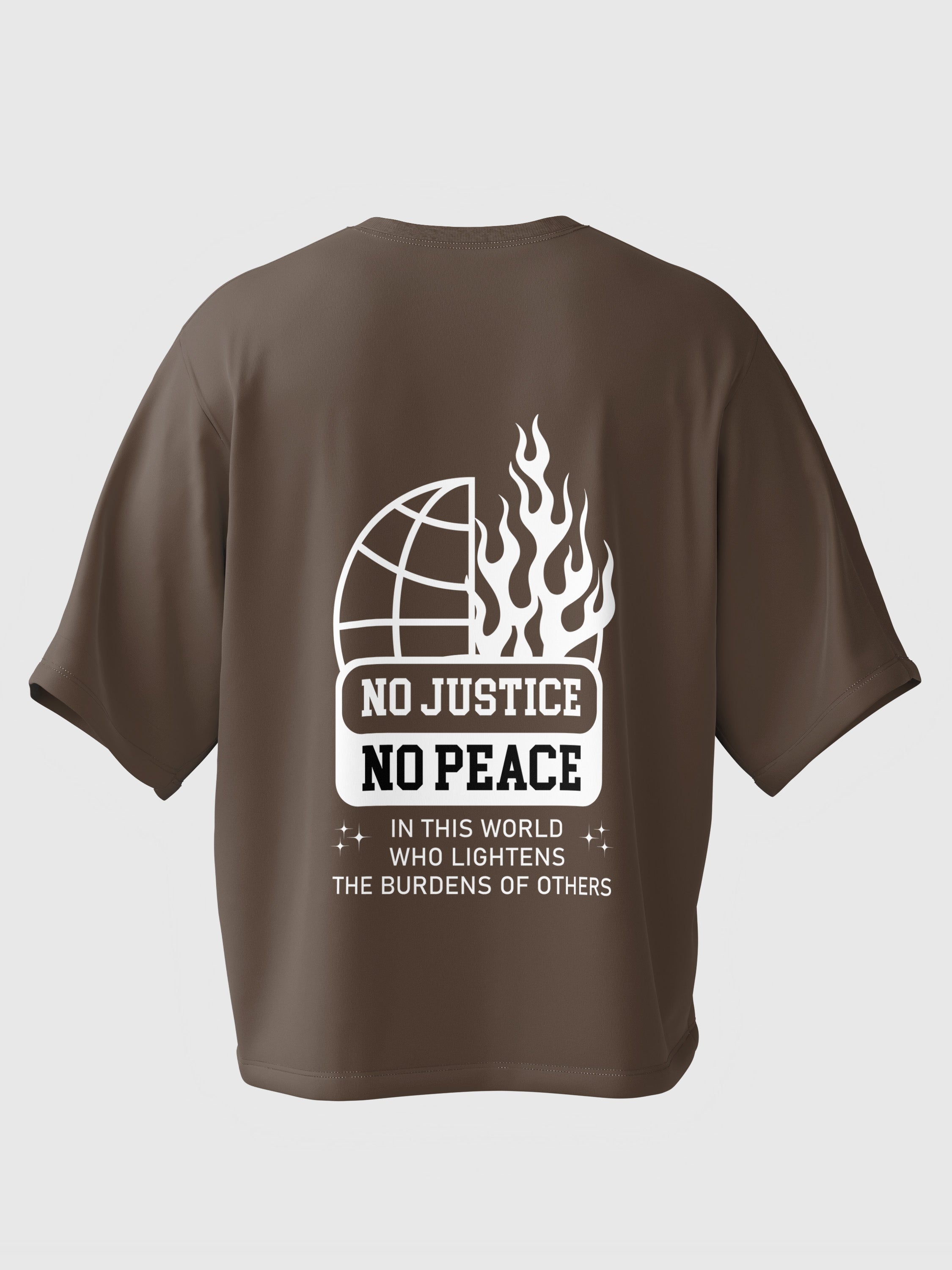No Justice No Peace Oversized Tee
