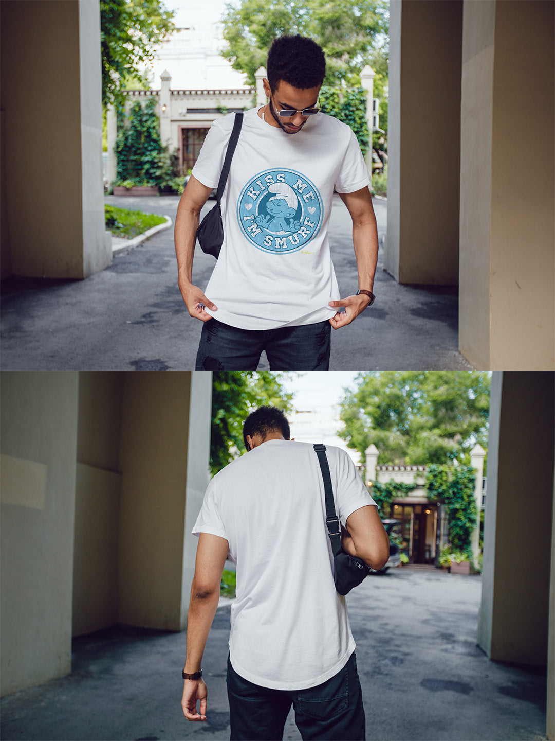 Kiss Me I Am A Smurf Regular Graphic Tee