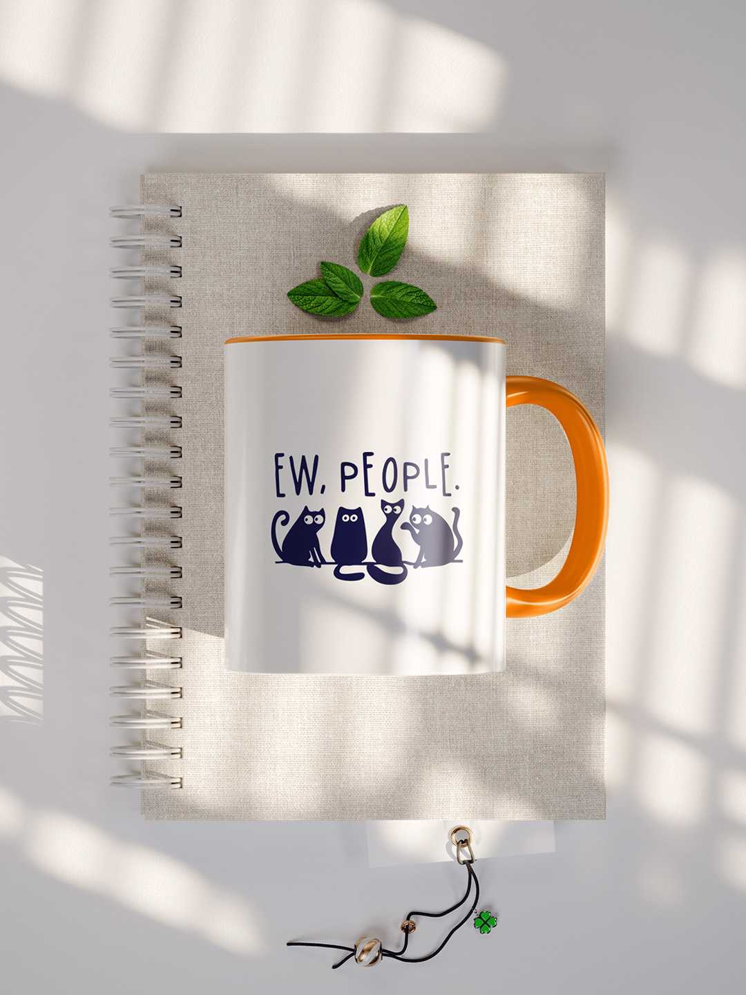 Ew People Graphic Printed Ceramic Mug