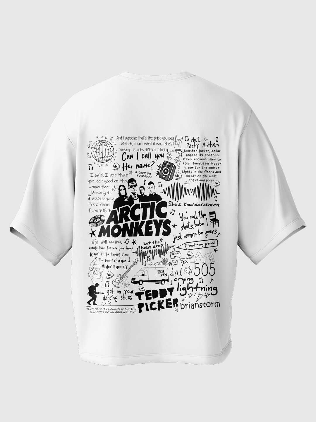 Arctic Monkeys Oversized Unisex Tee