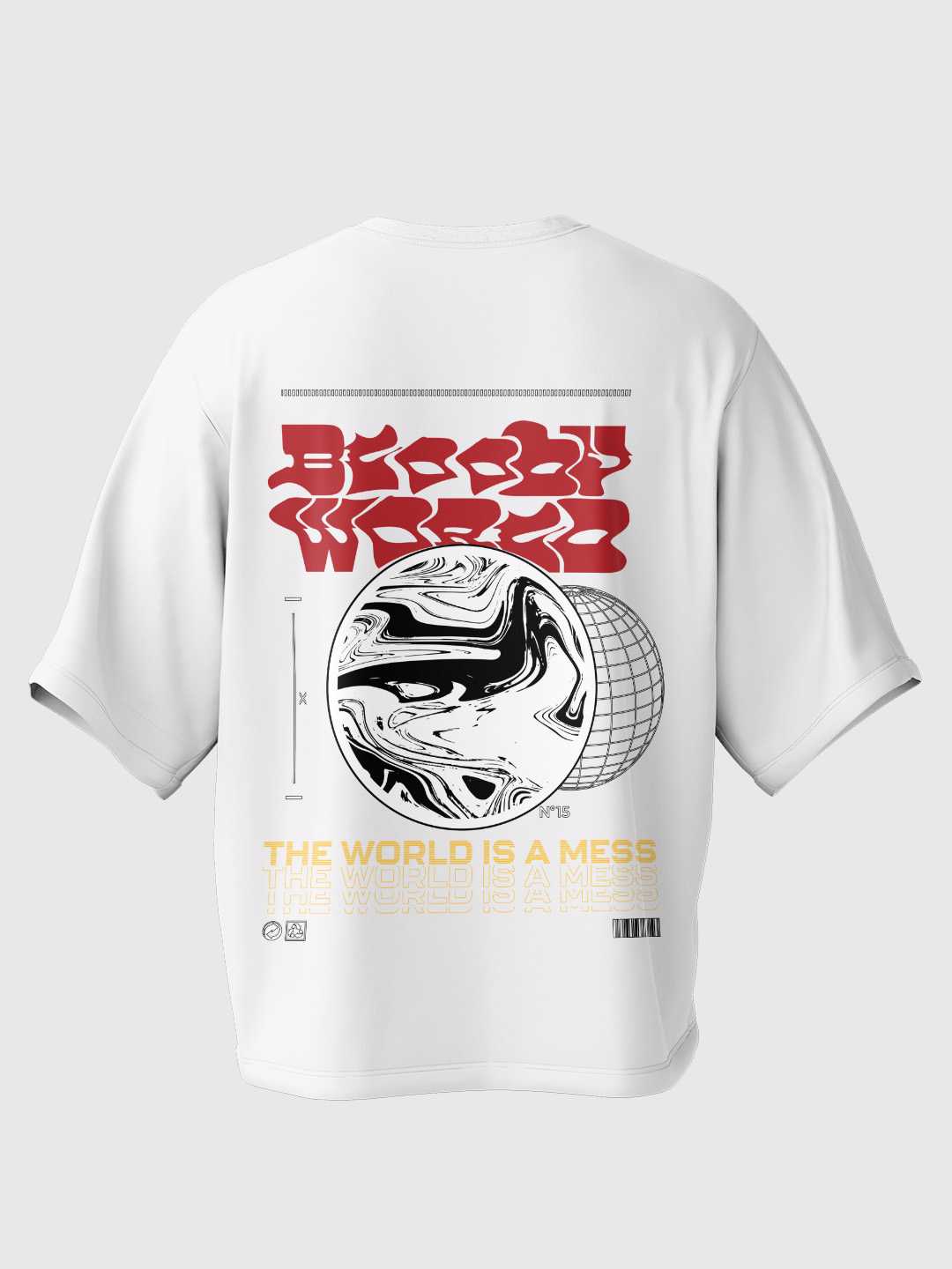 Bloody World Oversized Tee