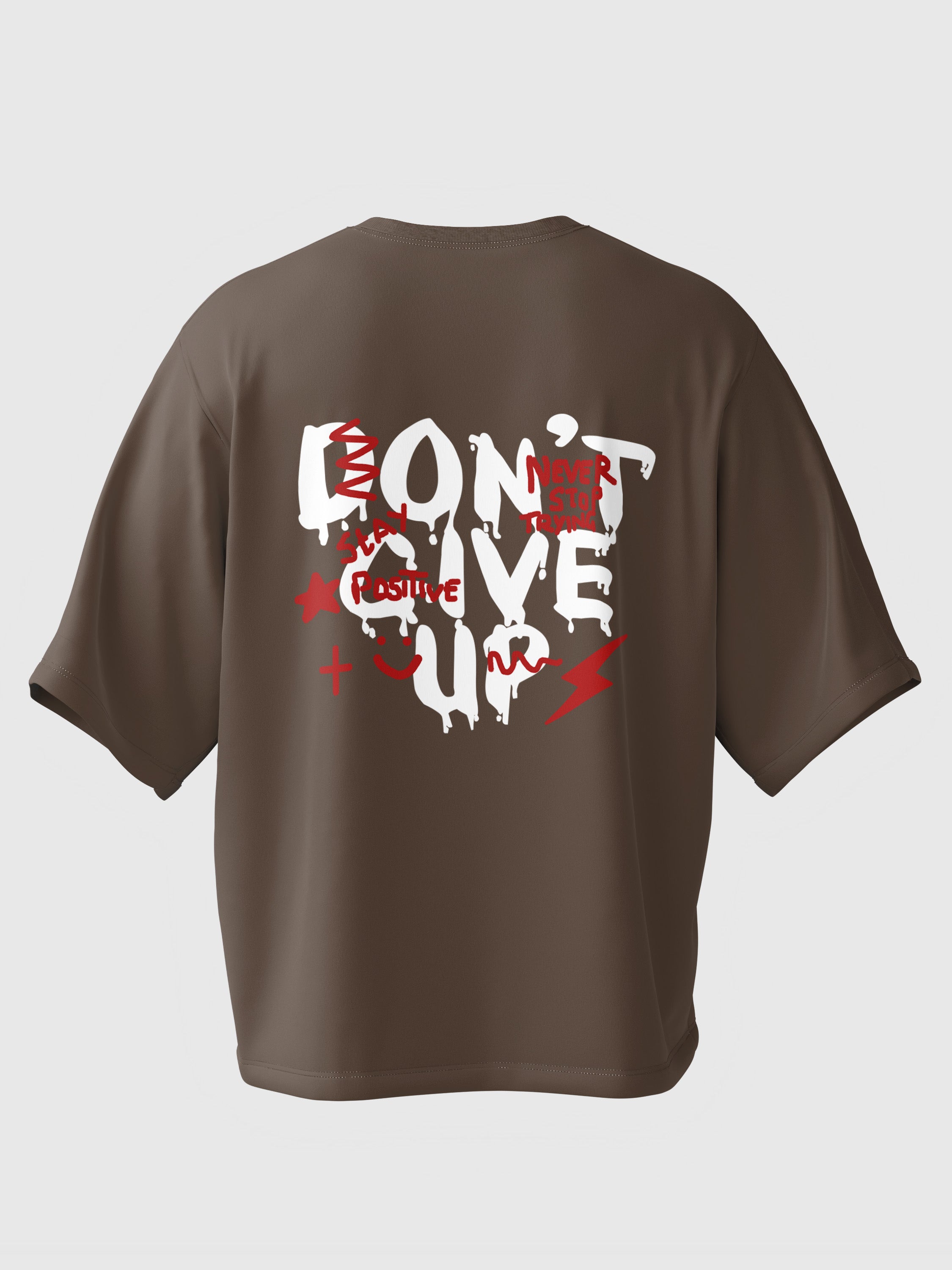 Don't Give Up Oversized Tee