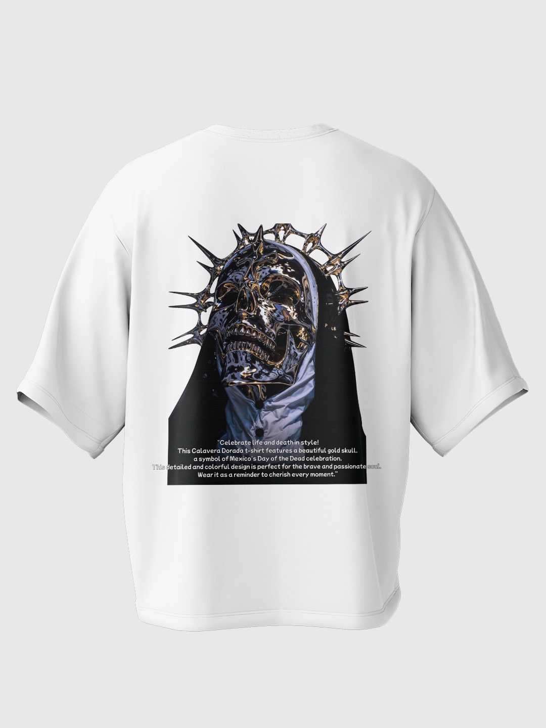 Calavera Dorada Oversized Tee