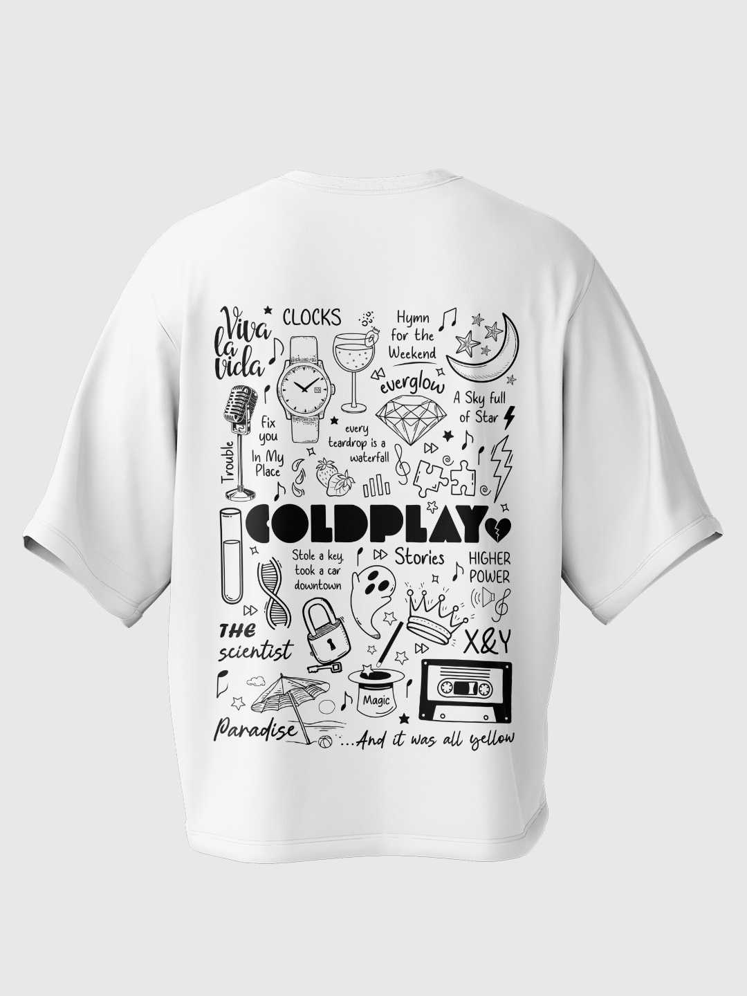 Coldplay Oversized Unisex Tee