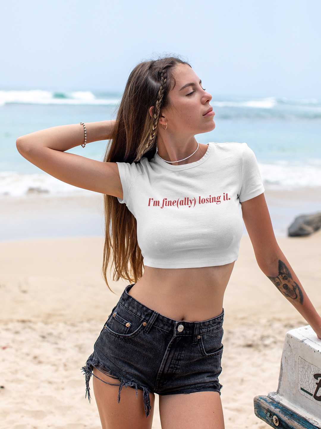 Finally Loving It Graphic Baby Tee