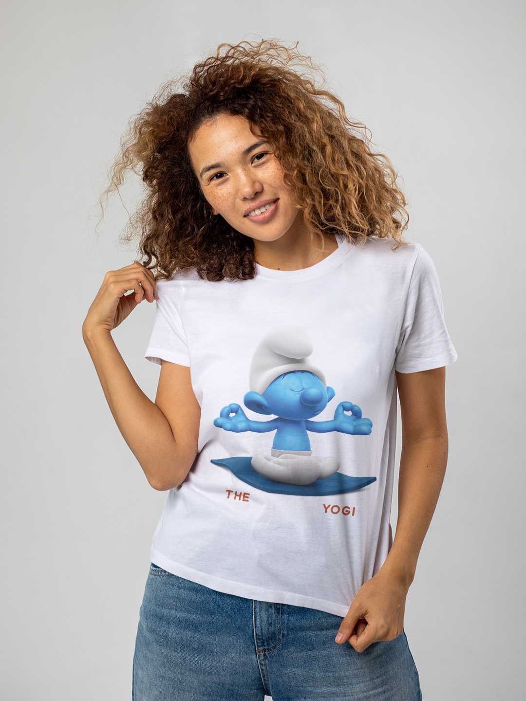 The Smurfing Yogi Regular Graphic Tee