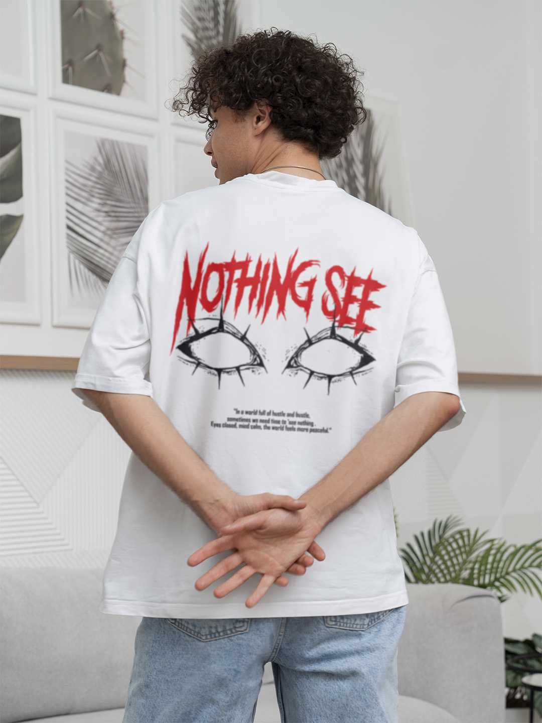 Nothing See Oversized Tee
