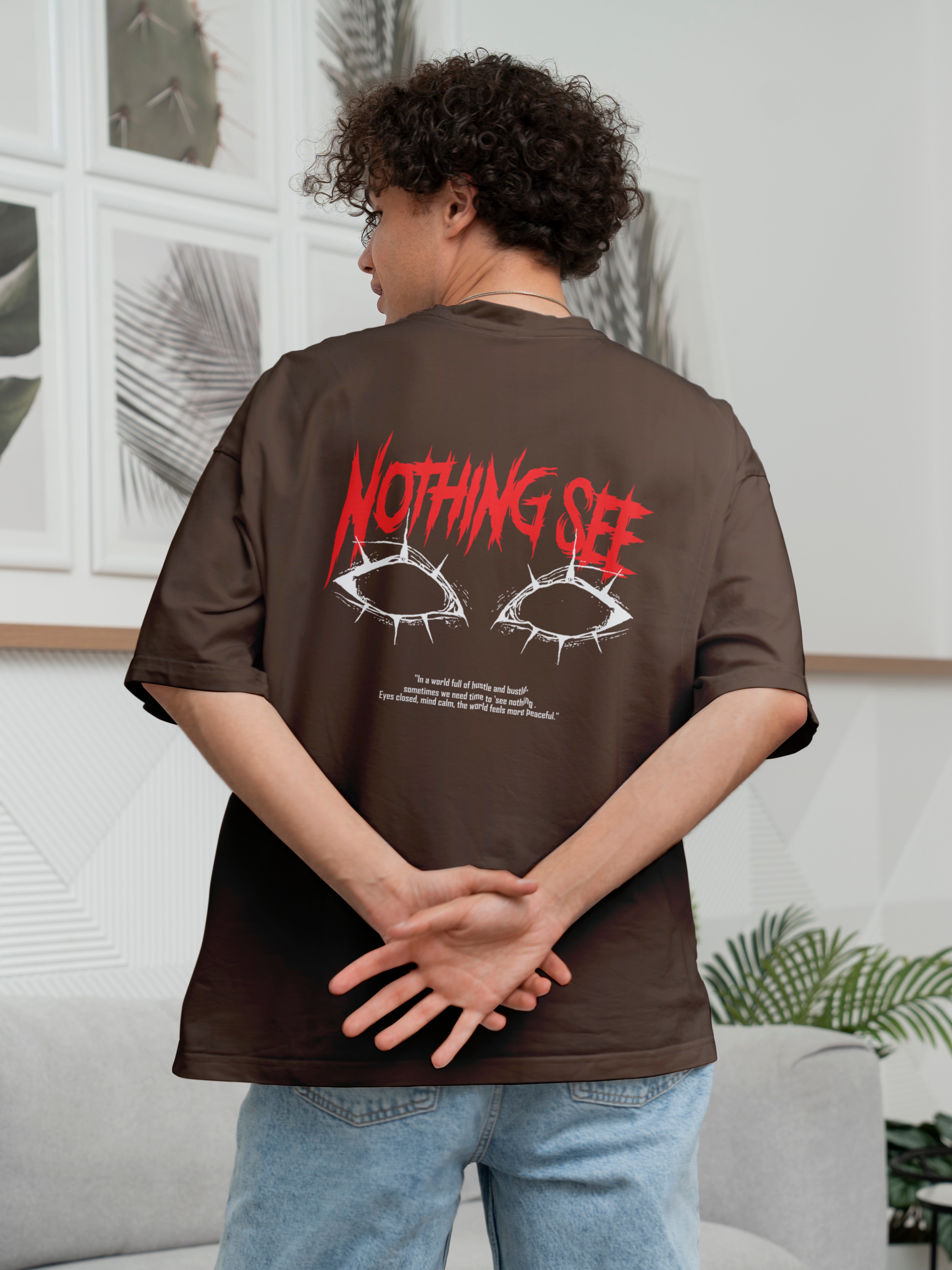 Nothing See Oversized Tee