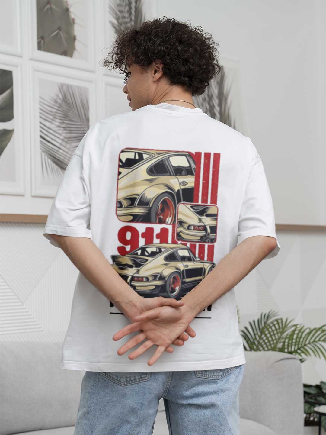 Sports Car 911 Oversized Tee