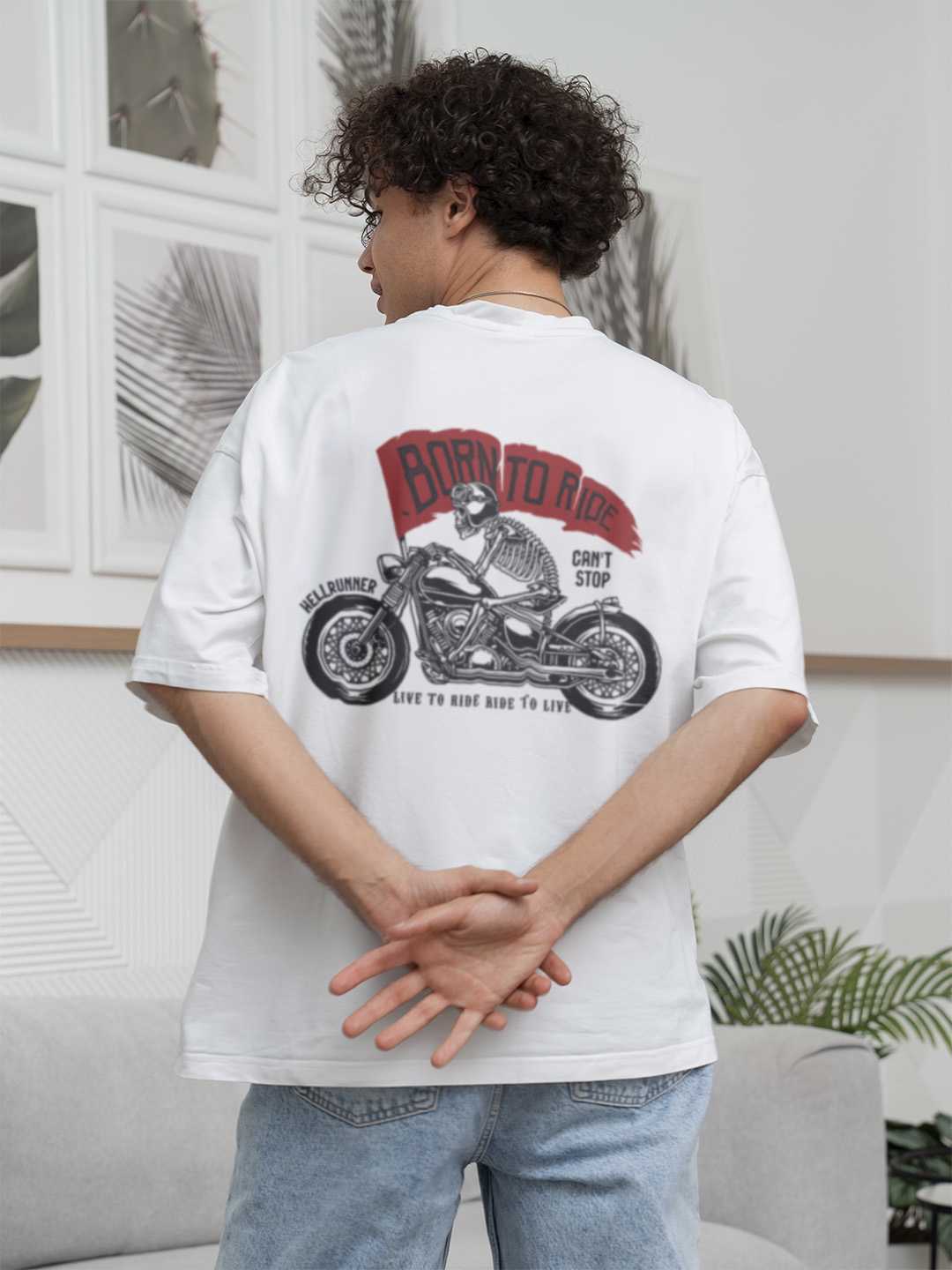 Born to Ride Oversized Tee