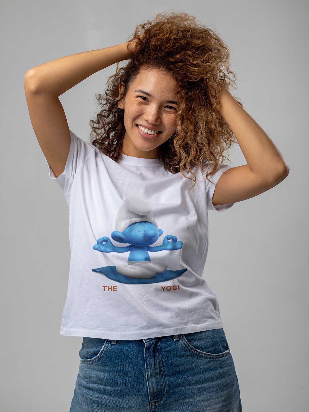 The Smurfing Yogi Regular Graphic Tee