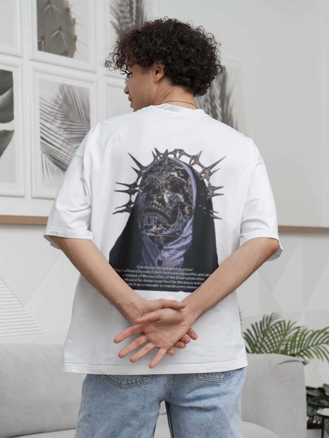 Calavera Dorada Oversized Tee
