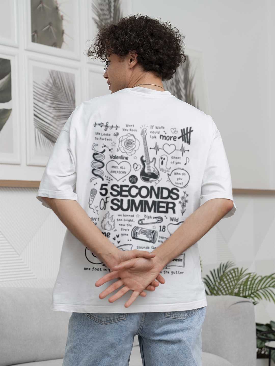 5 Seconds of Summer Oversized Unisex Tee