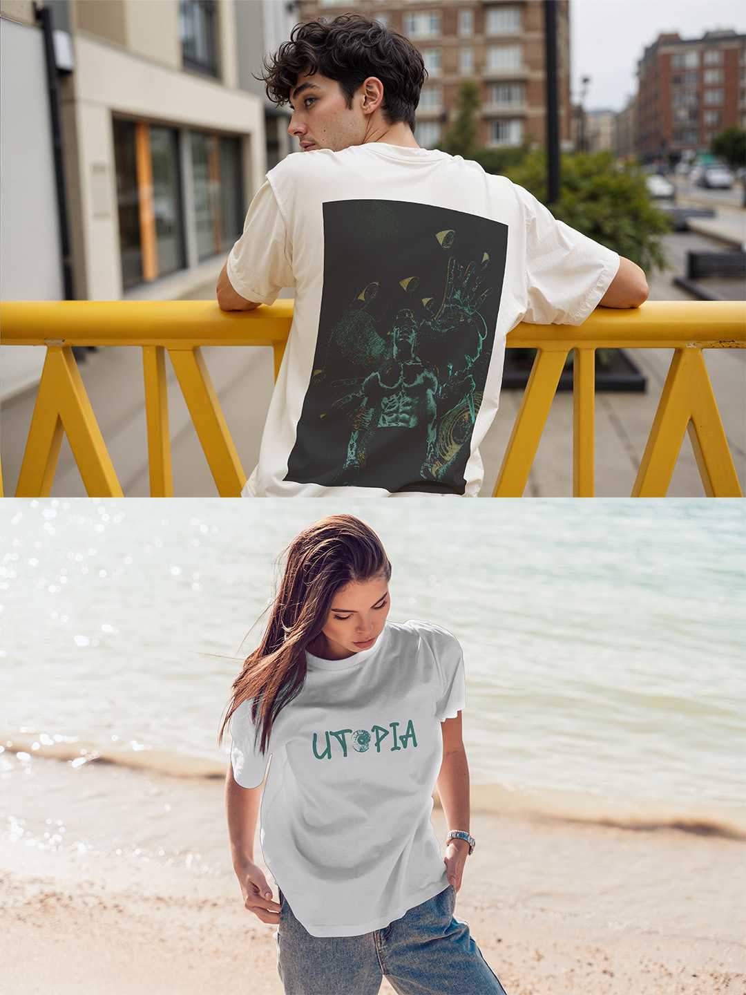 Utopia - Travis Scott Oversized Unisex Tees