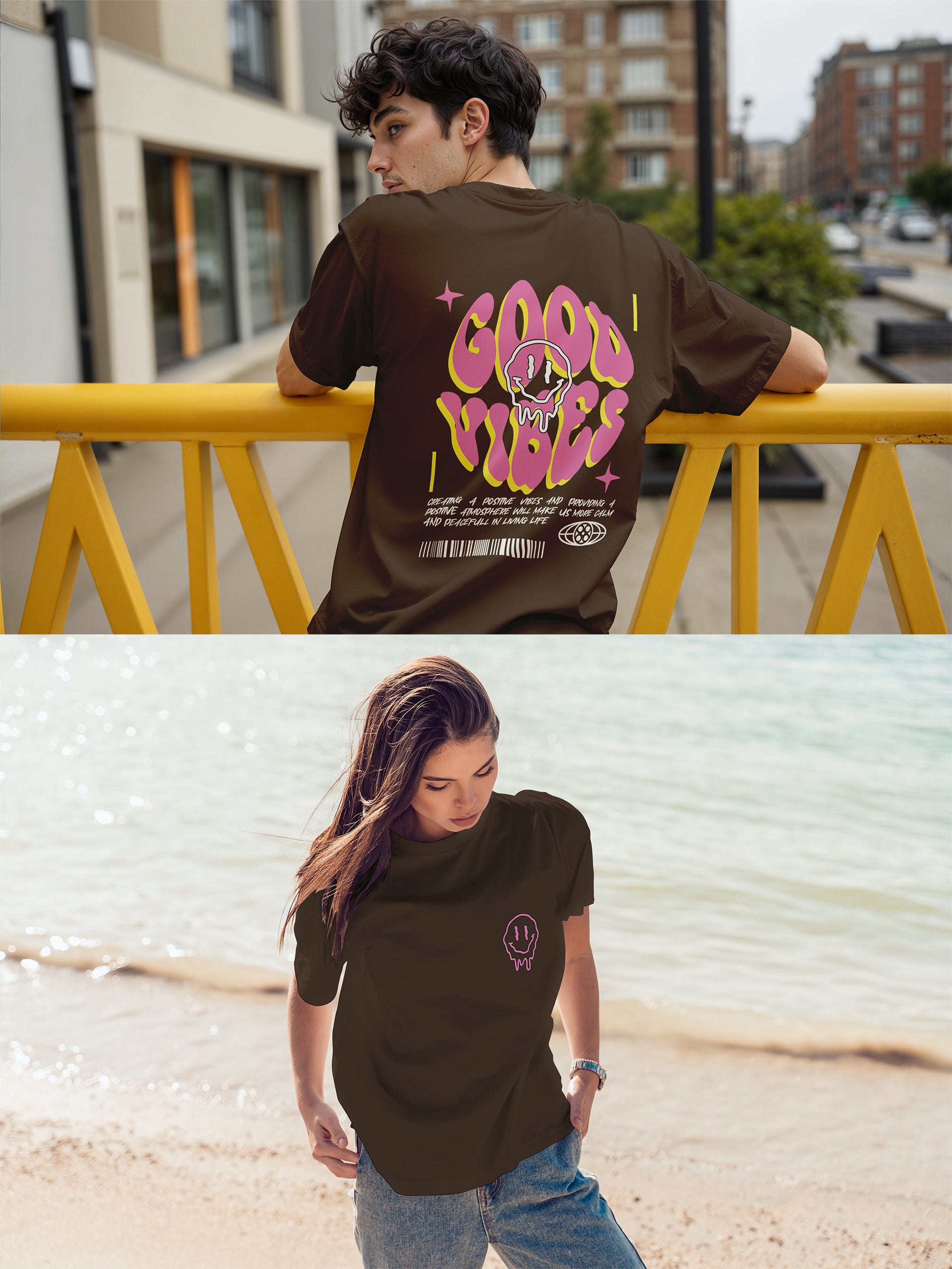 Good Vibes Oversized Tee